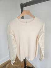 Load image into Gallery viewer, NEW cream sleeve detail Jumper