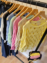 Load image into Gallery viewer, NEW cotton Crochet Jumpers - 7 colours