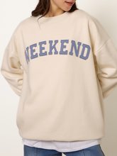 Load image into Gallery viewer, NEW Ivory Weekend Sweatshirt - 2 sizes