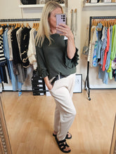 Load image into Gallery viewer, NEW Betty frill sleeve Jumper - 11 colours