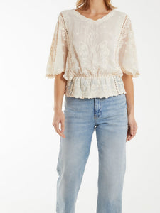 NEW Butterfly sleeve Top
