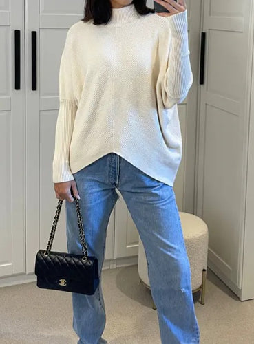 Cream turtle neck Jumper