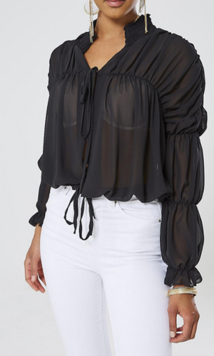Black sheer Jacket