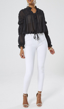 Load image into Gallery viewer, Black sheer Jacket