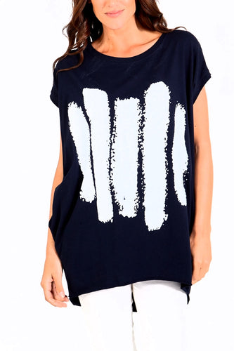 Black two pocket Top