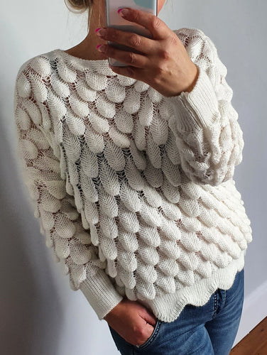 Cream Teardrop Jumper