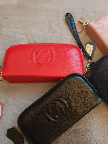 Red designer inspired Purse