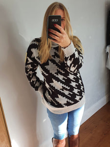 Grey Dogtooth Jumper