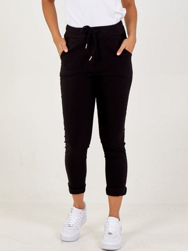 Black Magic stretch Trousers - Curve