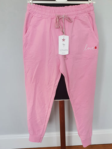 Pink LOVE Joggers