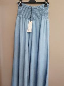 Denim wide leg Trousers - 2 shades