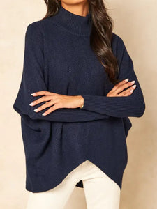 Navy turtle neck Jumper