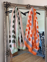 Load image into Gallery viewer, NEW polka dot green Scarf