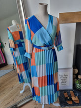 Load image into Gallery viewer, Blue colour check Dress