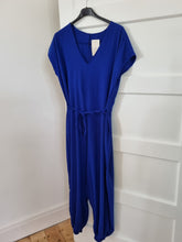 Load image into Gallery viewer, Orange Tie waist harem Jumpsuit