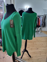 Load image into Gallery viewer, Green V neck Jumper