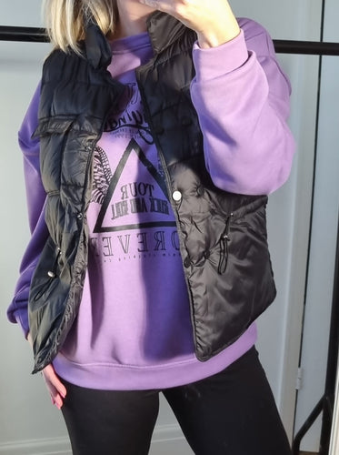 Black short Gilet