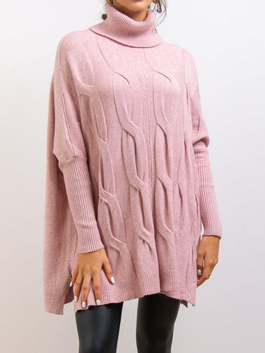 Pink cable supersoft Jumper