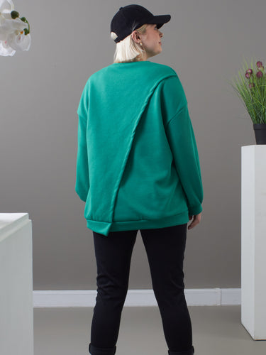 Oversize round neck Sweatshirt - 4 Colours