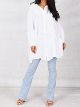 Load image into Gallery viewer, White soft cotton Shirt