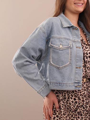 Diamanté Denim Jacket