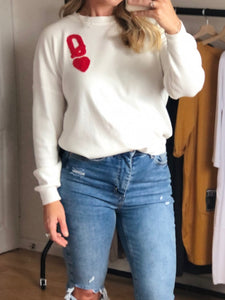 Queen of hearts Jumper