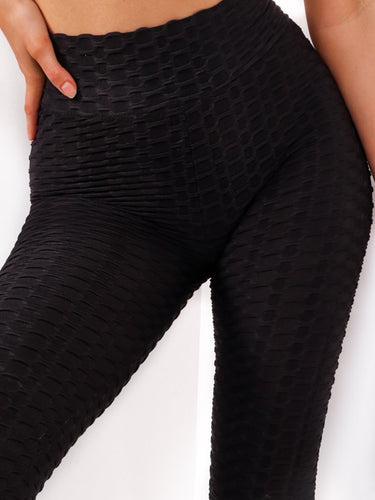 Black waffle Leggings