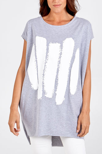 Grey two pocket Top
