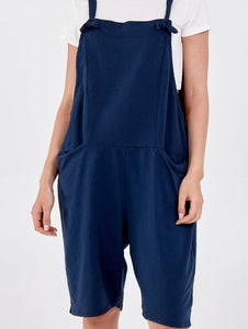 Navy short Dungarees