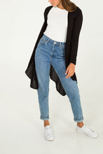 Load image into Gallery viewer, Black angel wing fine Cardigan