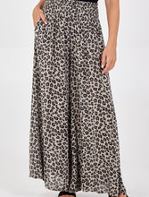 Load image into Gallery viewer, Animal print Palazzo Trousers