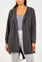 Load image into Gallery viewer, Charcoal angel wing Hoodie