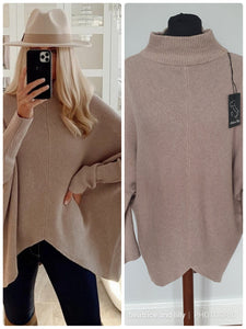 Mocha turtle neck Jumper