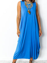 Load image into Gallery viewer, Blue Leona Maxi Dress