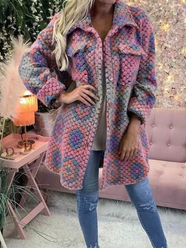 Multicoloured Wool Shacket