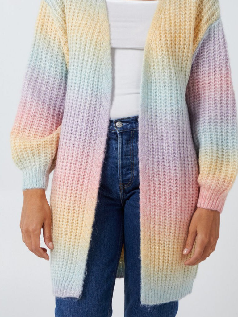 Pastel rainbow outlet cardigan