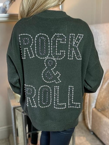 Khaki Rock & Roll Jumper