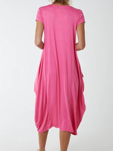 Load image into Gallery viewer, Leona Pink cap sleeve Maxi Dress