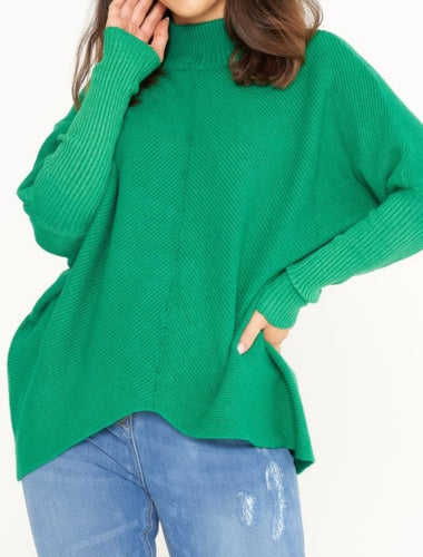 Green turtle neck Jumper